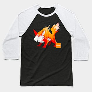 Fire Foxy Baseball T-Shirt